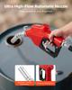 Fuel Transfer Pump 230V, 20 GPM 76 L/min, AC Electric Oil Transfer Pump, with Meter, Auto Shut-Off Fuel Nozzle & Discharge Hose, High Flow for