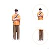 1/64 Scale Action Figure Handsome Man Miniature Character Gift Decoration Micro Landscape Decorative