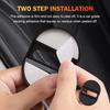 Car Door Latches Cover, Carbon Fiber Silicone Car Door Latch Covers, Automotive Door Lock Protection Decoration Accessories, Universal For Most Cars
