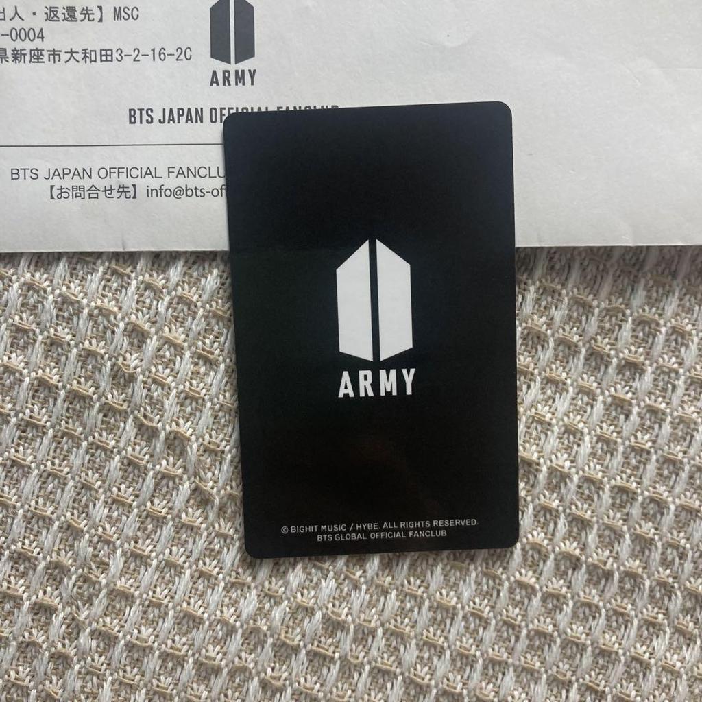 [USED] BTS JIMIN MUSE JPFC Limited Winning Trading Card