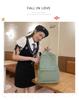 2023 Winter Women's Solid Color Casual Backpack - Large Capacity, Simple Design, Ideal for School and Travel