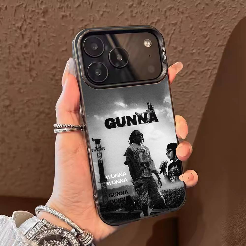 Rapper Singer G-Gunna album  Phone Case For iPhone 17,16,15,14,13,12,11,Pro Max,Plus Candy Silver Cover