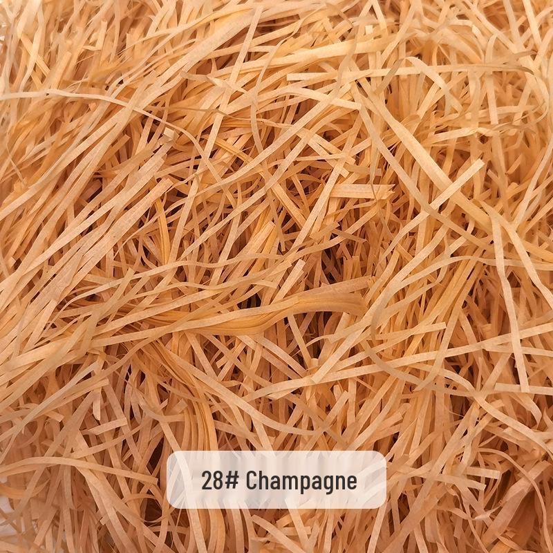 Raffia Grass Filler: Shredded Silk Paper for Candy Box Souvenirs