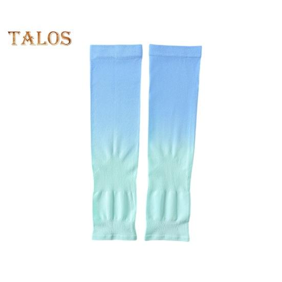 

1 пара нарукавников с защитой от ультрафиолета, эластичные дышащие нарукавники градиентного цвета, охлаждающие нарукавники для занятий спортом на открытом воздухе, вождения, велоспорта синий/зелёный