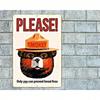 Retro Metal Tin Sign Wall Decor 20x30cm Vintage Art Plate Home Bar Cafe Gift