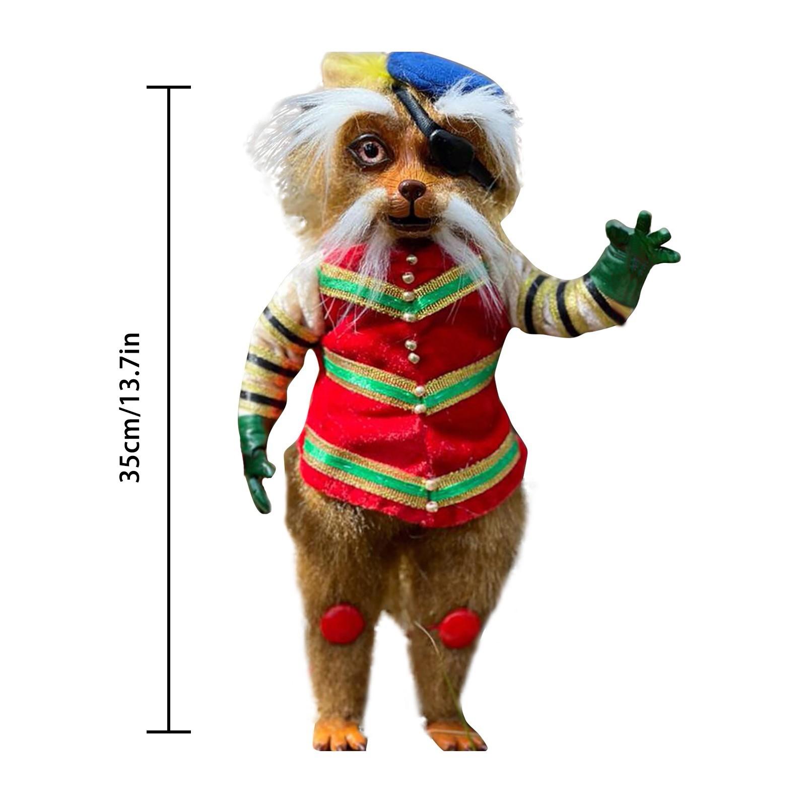 

Сэр Дидимус из лабиринтов Милая кукла-фокс-терьер Игрушка Людо Френд Плюшевый домашний сад Креативные забавные украшения Украшения