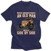 Cool SXS For Grandpa Dad Offroad UTV ATV SideBySide T Shirt Men ShortSleeve Tshirt Graphic Tee Tops Loose Oversized Clothes