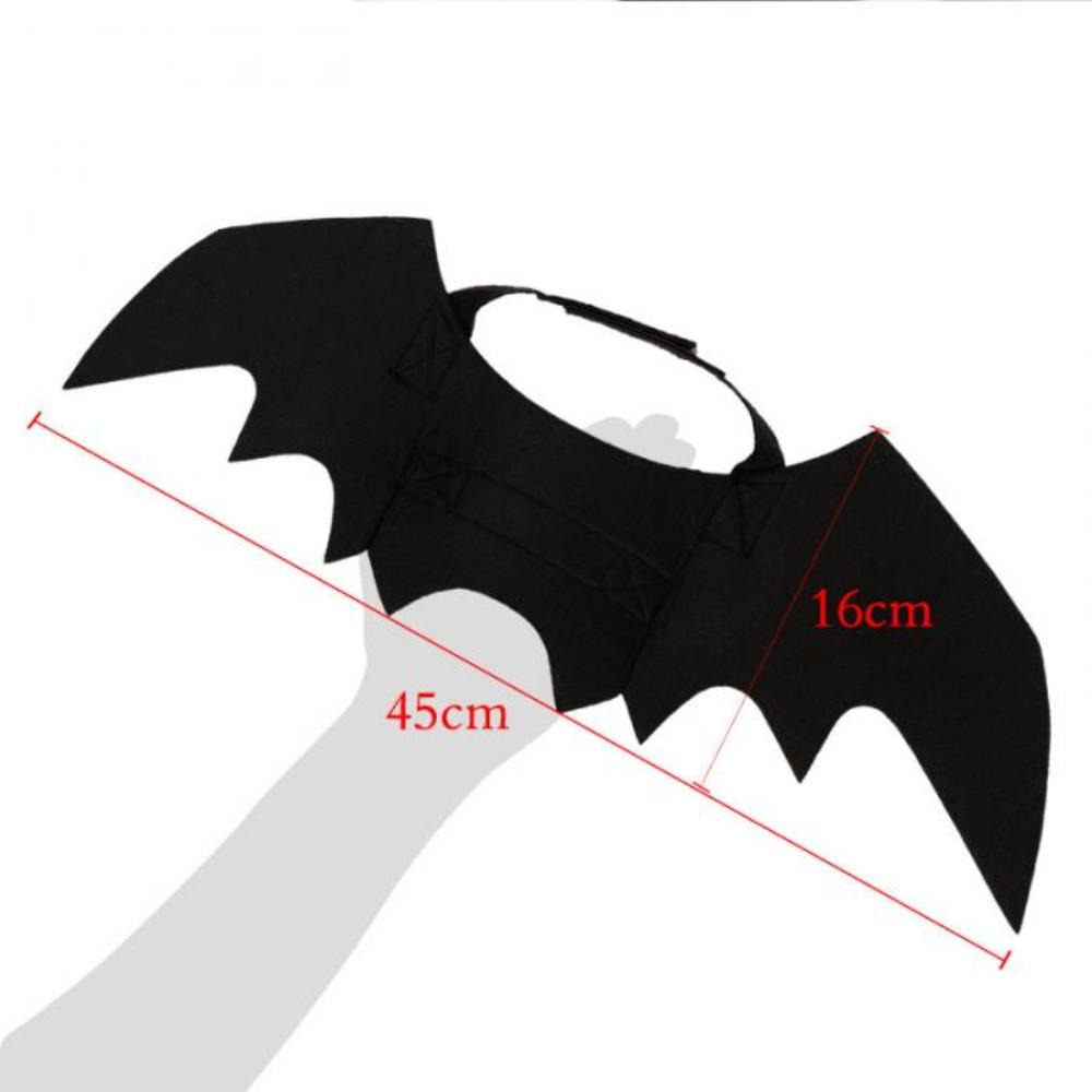 Pet Dog Cat Bat Wing Cosplay Prop Halloween Fancy Dress Costume Outfit Wings Costumes Photo Props Headwear
