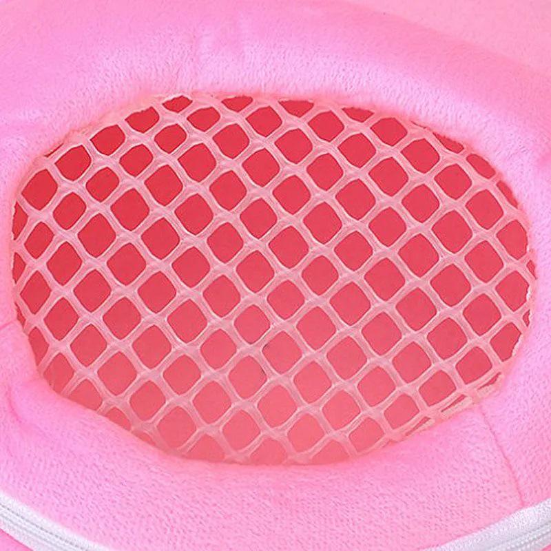Portable Warm Hamster & Guinea Pig Carrier Bag – Breathable Travel Cage for Pets