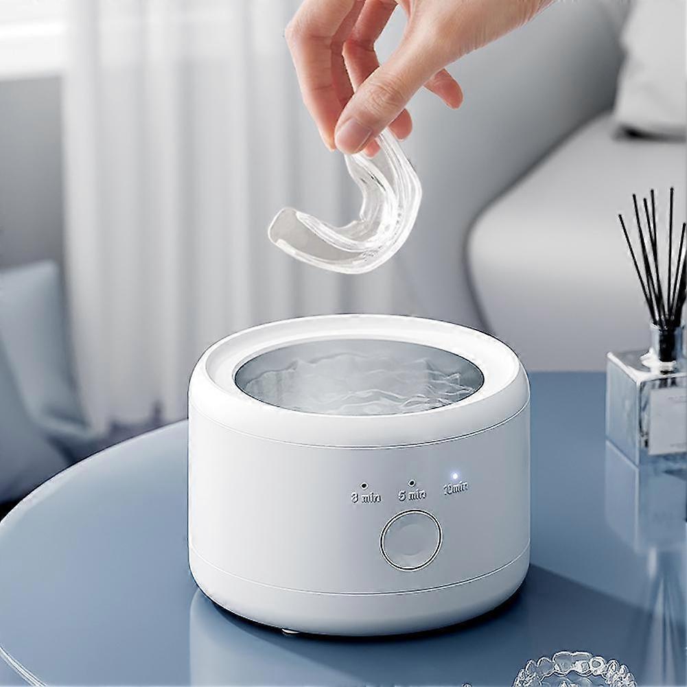 Ultrasonic Cleaners For Dentures Retainer Mouth Guard Aligner Whitening Jewelrys