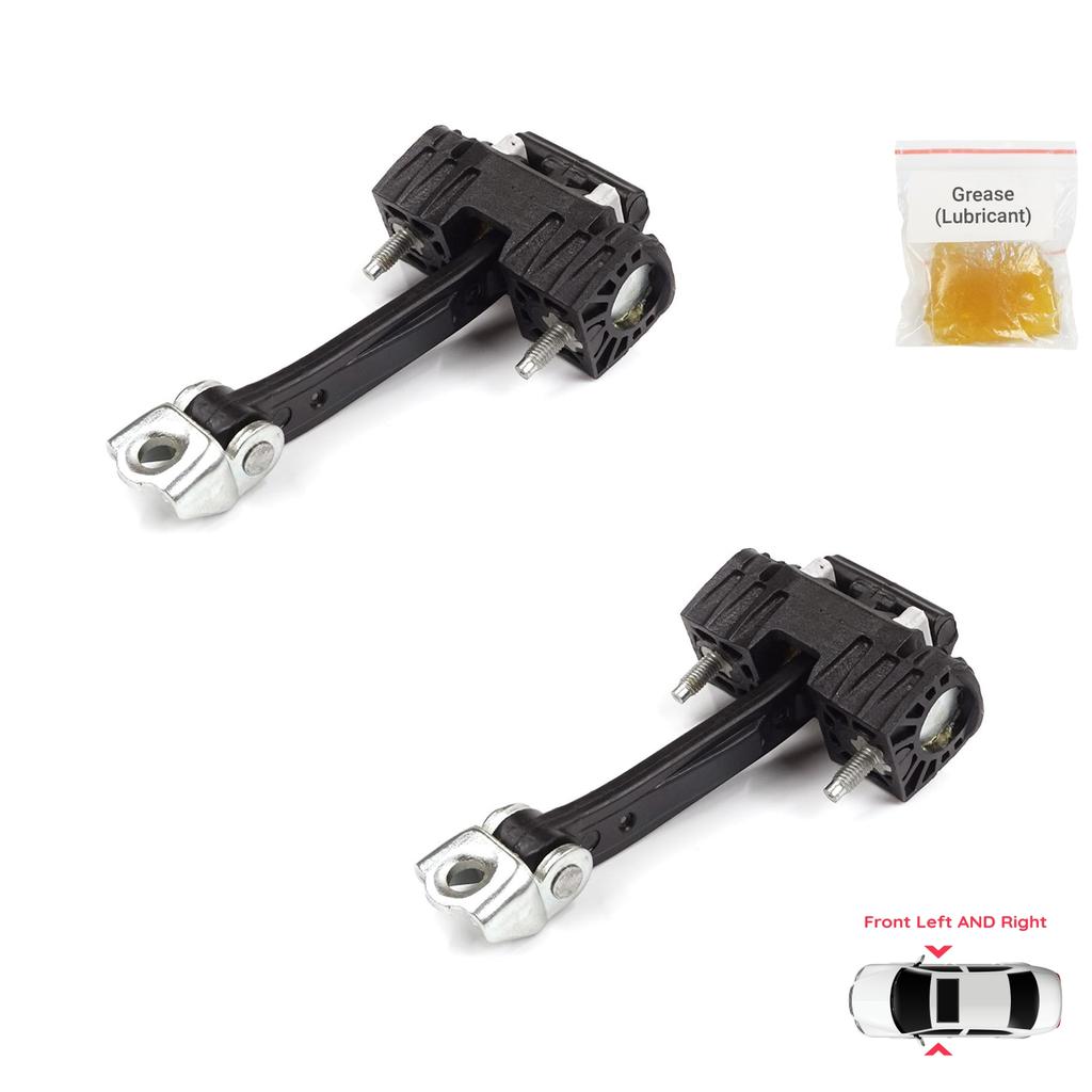 BDP759-1 2 stycken Framvänster OCH Höger Dörrstoppare Gångjärnsbroms StoppkontrollRem Begränsare för Peugeot 407 6E 6D 2004-2011 4/5 Dörr 9181J0