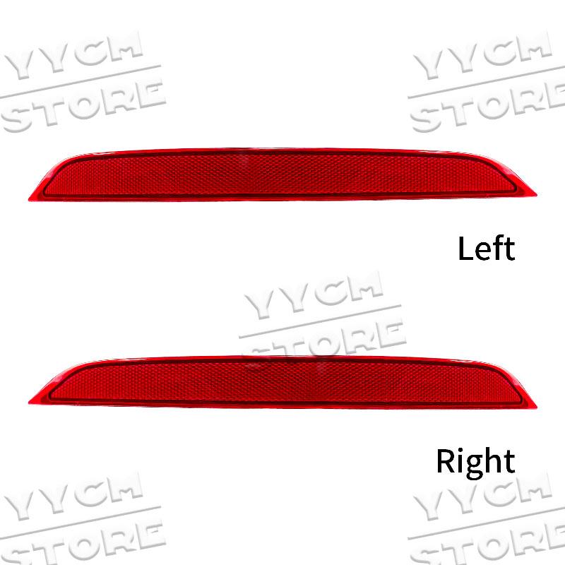 Car Rear Bumper Warning Reflective Strips Reflector Lamp OEM:63147290091 63147290092 For BMW X5 F15 2014 2015 2016 2017 2018