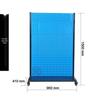 Dual-Sided Tool Pegboard Display & Storage Rack