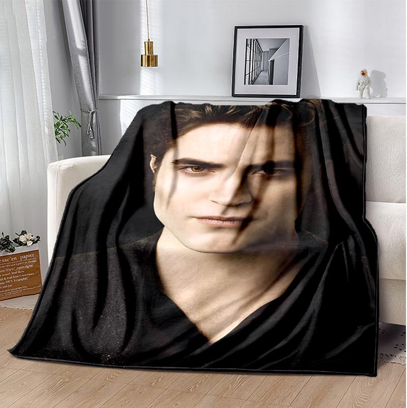 Edward Cullen Flannel Blanket Soft Warm All-Season Throw, Design for Camping, Car Travel, Hiking Sofa, Bed, Office Perfect Gift for Parties