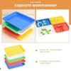5 pcs plastic trays for art and craft activities for projects