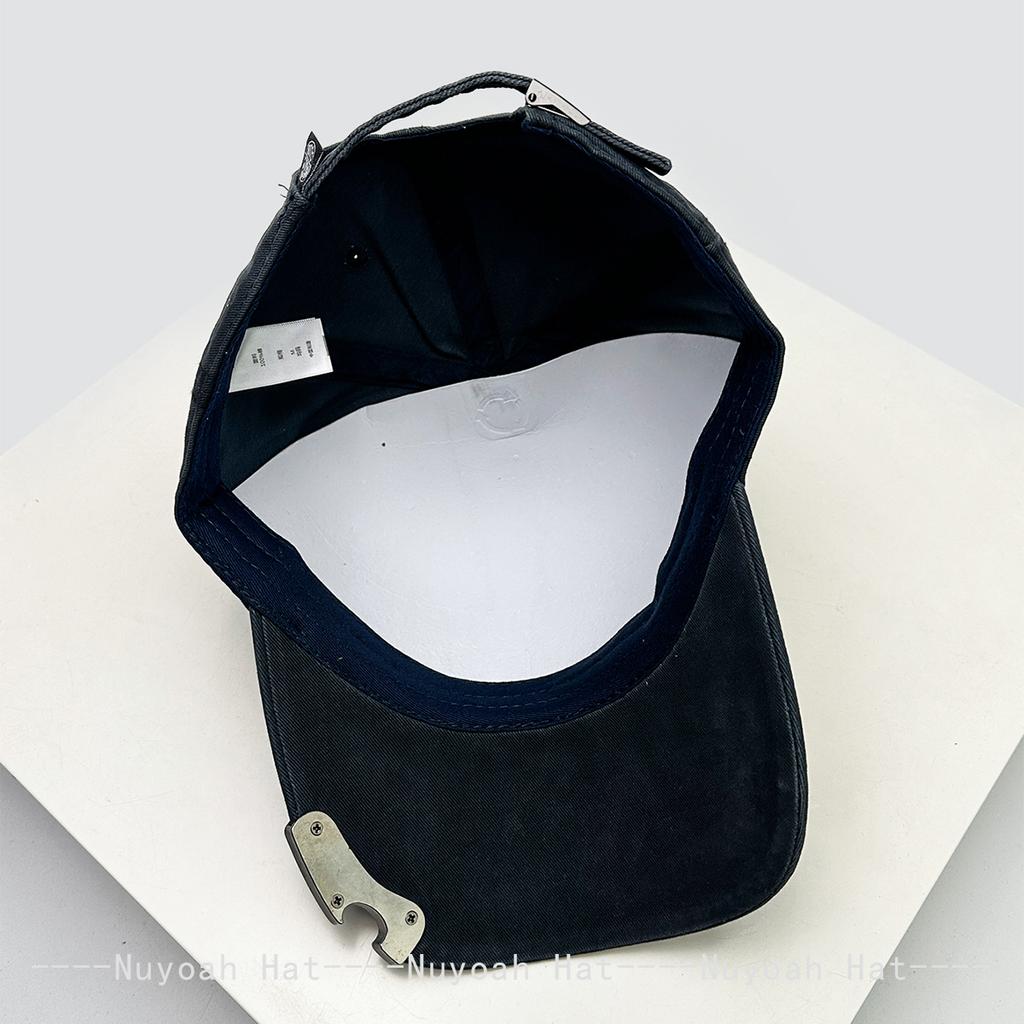 And Women Interesting Letter Print Embroidery Baseball Caps Sun Protection Bottle Opener All-Match Niche Style Peaked Hats Personalized Trendy Ins