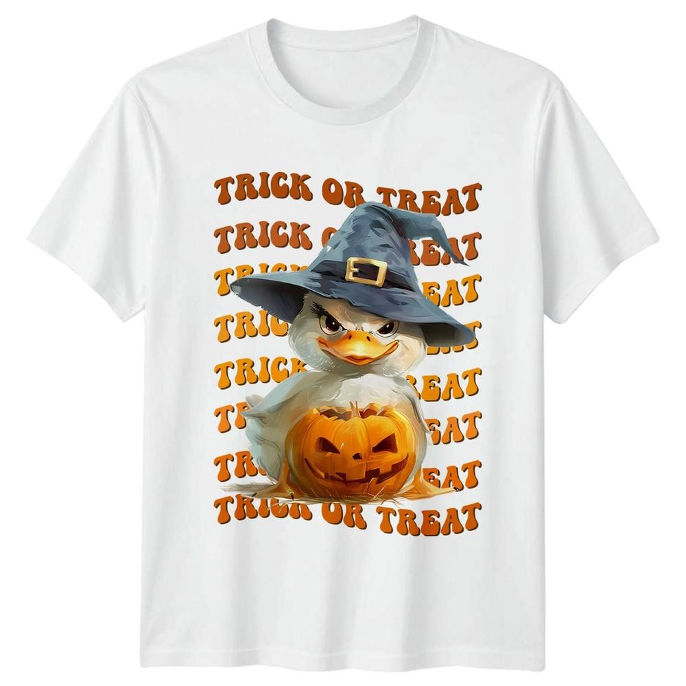 Trick Or Treat TShirt Funny Duck Halloween Halloween Gift For Him And Her S