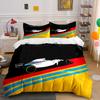 Racing Car Graphic Print Bedding Duvet Cover Set Duvet Cover Pillowcases  (1*Duvet Cover 2*Pillowcases, Without Duvet Insert)