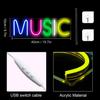 LED Neon Light Signs: Multi-color Acrylic Party Decor