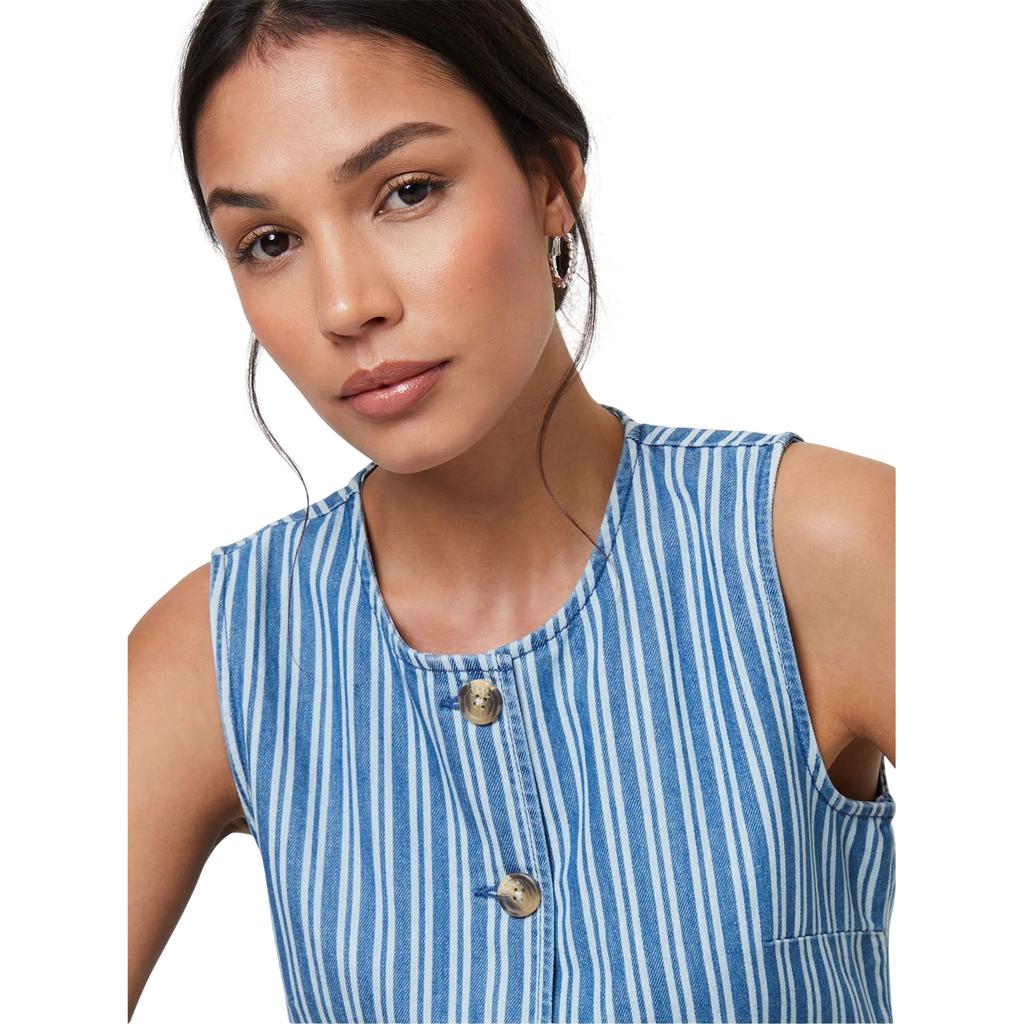 Threadbare Womens/Ladies Fifi Denim Sleeveless Waistcoat