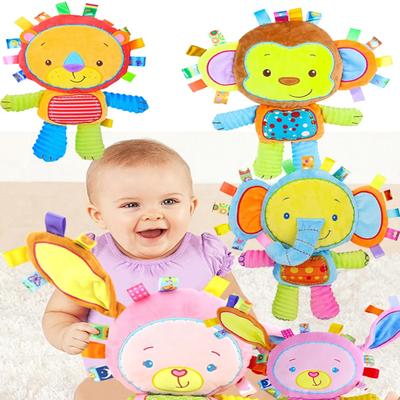 Étiquettes pour Bébé Peluche Jouet en Peluche Doudou Éléphant Peluche Jouet à Sonnette Hochet Intégré Jouet Sensoriel Pour Nouveau-né Bambin Nourrisson Cadeaux