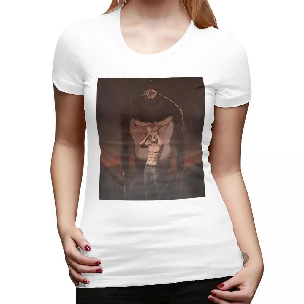 Attack On Titan Zeke Yeager TShirt for Women ONeck Streetwear T Shirts Womens Tees Short Summer Clothes Tops