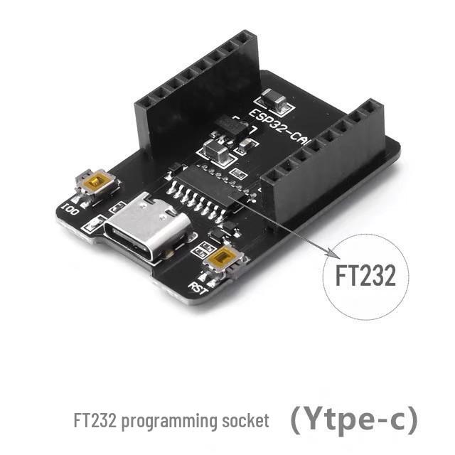 

ESP32-CAM Module with OV2640 Camera, WiFi+Bluetooth, Type-C Interface