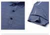 Men's Summer Ice Silk Sportswear Set: POLO Shirt, Short Sleeve, and Trousers, Plus Size, Three-Piece Set.