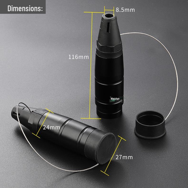 Outdoor Waterproof HDMI and Optical Fiber Connector Protector with Anti-Dust and Anti-Drop Metal Shell