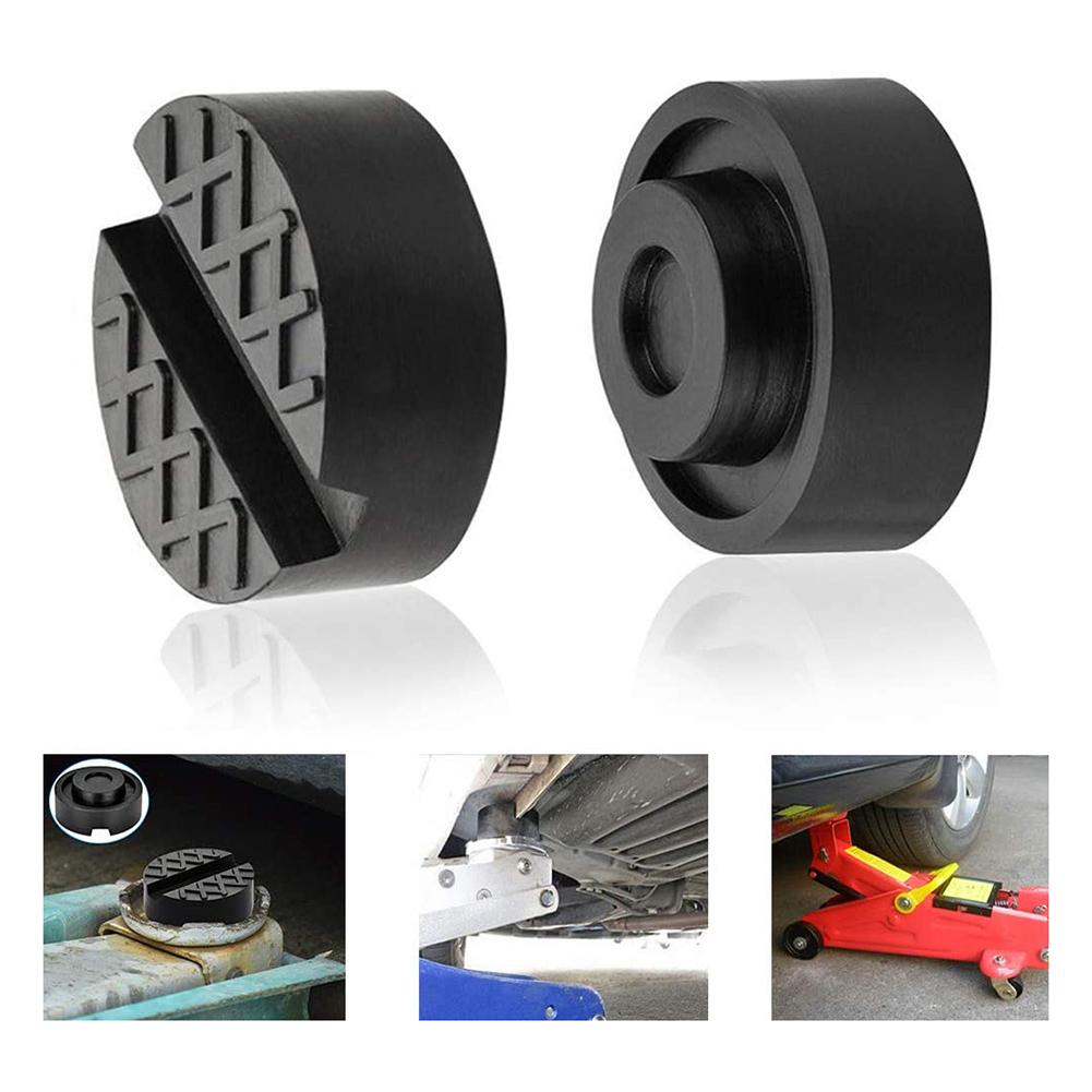 1/2/3pcs Universal Slotted Car Jacks Rubber Pad High Strength Jacks Lifting Disk for Automotive Repair Anti-Slip Jacking Tool