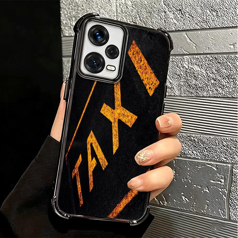 NYC Gelbe Taxi-Cabriolets Weiche Handyhülle Für Xiaomi Redmi Note 14 15 Pro Plus 13 12 11S 11T 5G 10 9S 9 Galvanisiert Anti-Fall Fundas