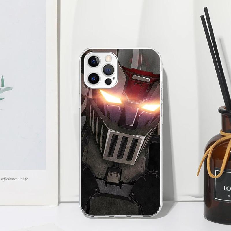 M-Mazinger Z Anime Phone Case For Iphone 17 Air 16 15 Plus 16E 14 Pro Max 13 Mini 12 11 7 8 SE Fundas Soft Back Cover 17 Air 16