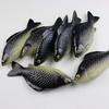 Gesimuleerd Vismodel Realistisch Zwart Wit Kunstmatige Kroeskarper Figurine Visdecoratie Ornament Kinderen Dieren Leer Speelgoed Foto Requisiet