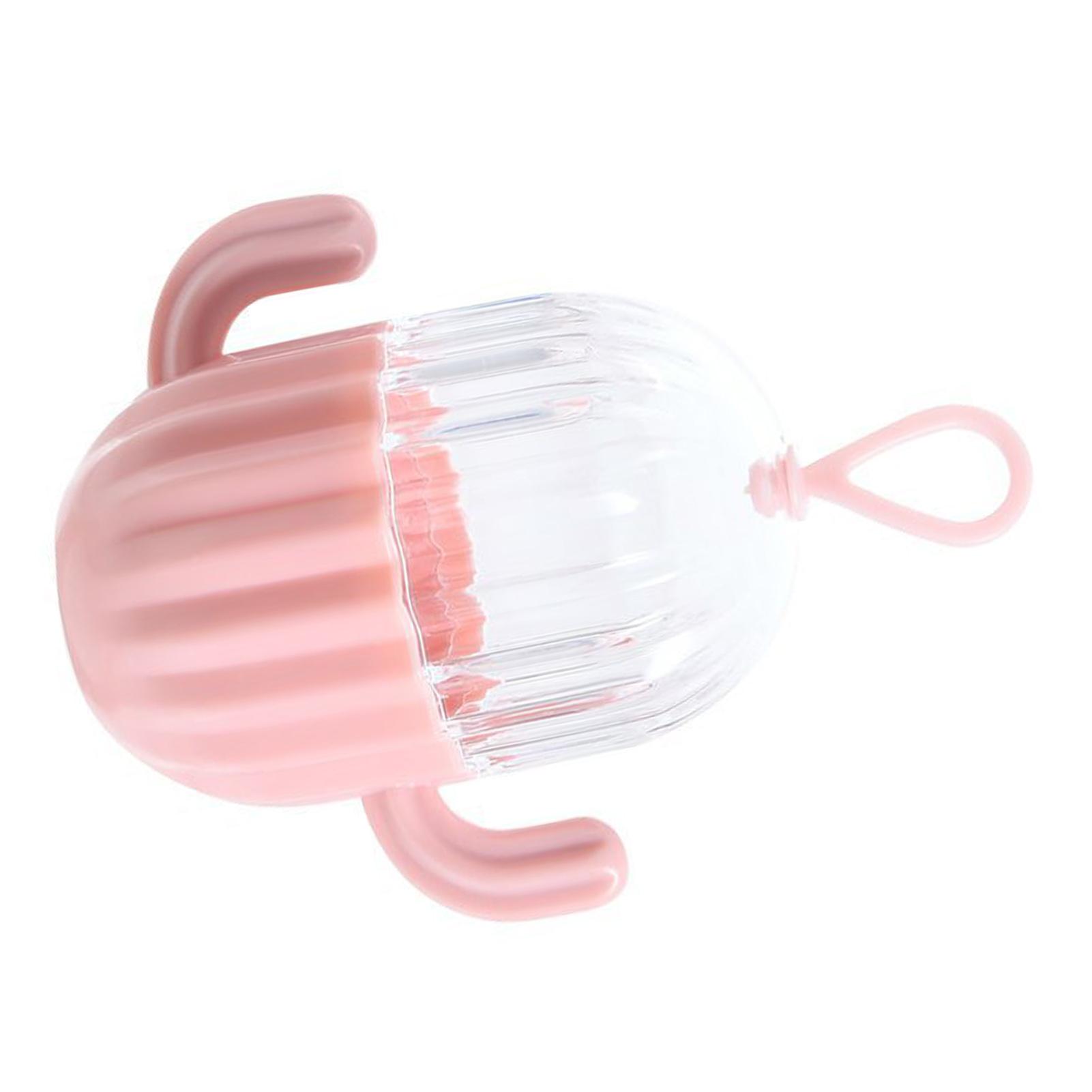 

Коробка для хранения спонжей для макияжа, подставка для блендера в форме кактуса, портативный чехол для пуховки для путешествий розовый