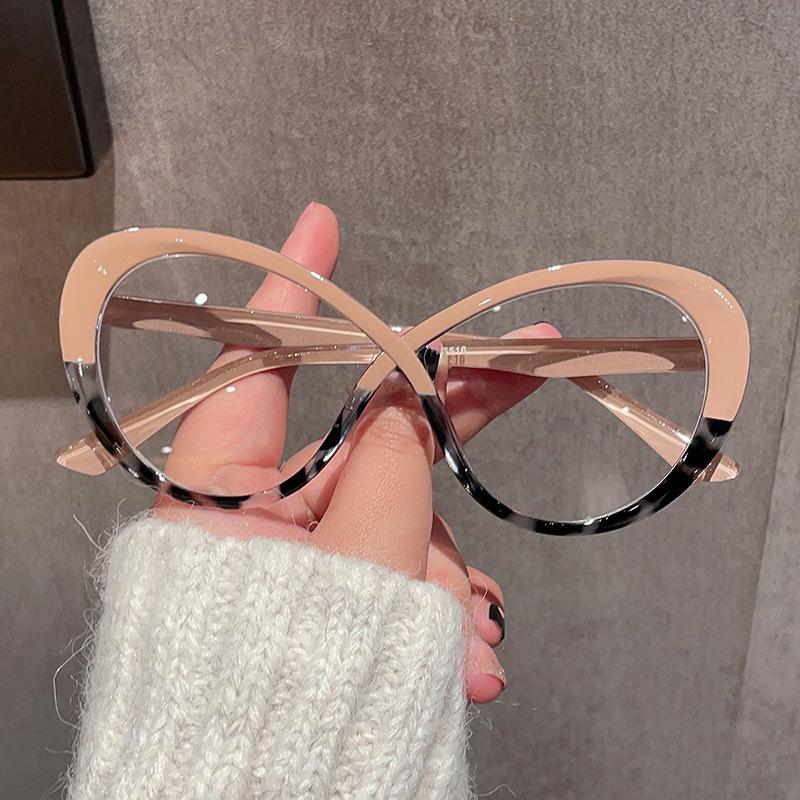 Infinity Oversized Frame Reading Glasses for Women Round Montage Style Eyeglasses Prescription Presbyopia Diopter +1.0 To +4.0