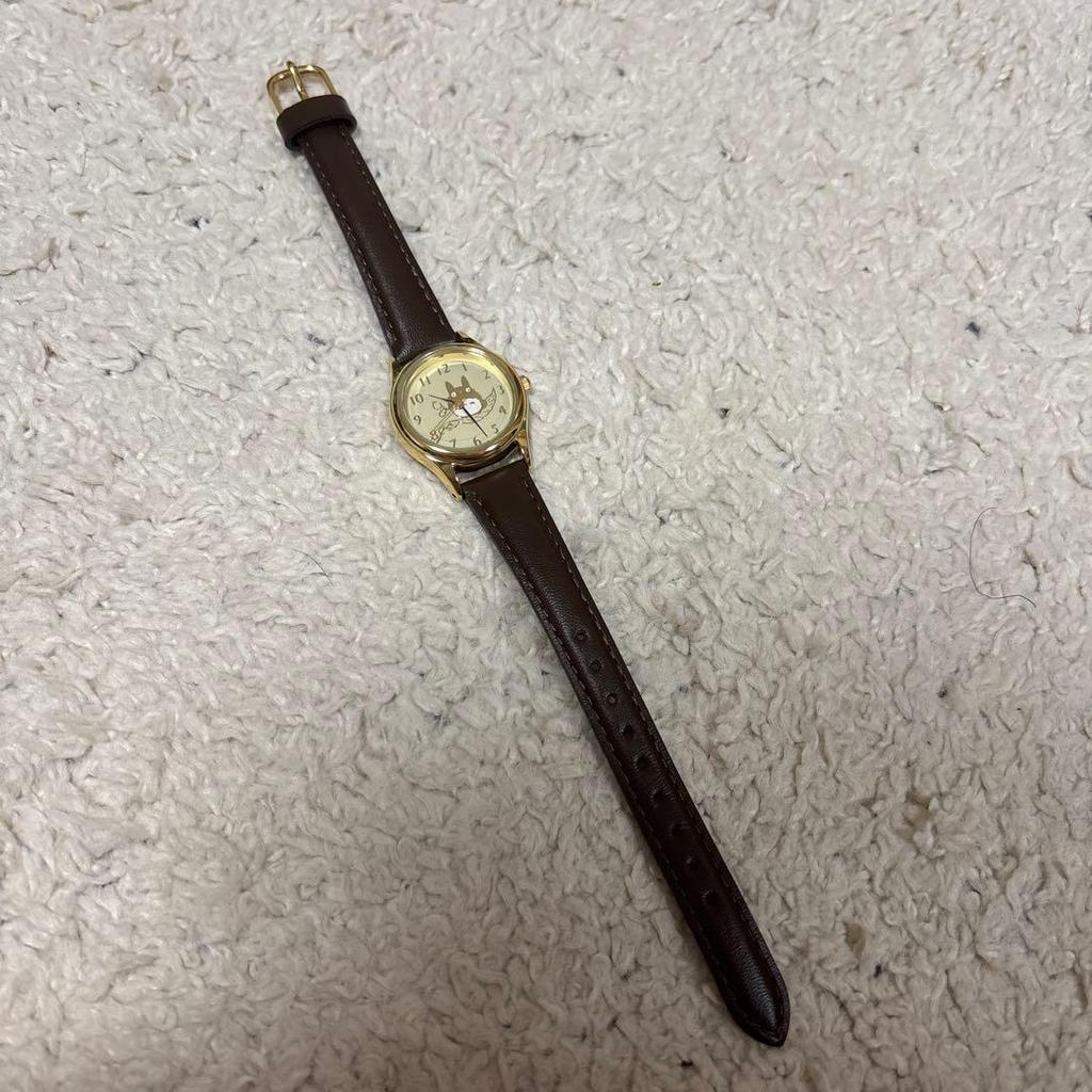 Used ALBA My Neighbor Totoro Watch Gold Brown