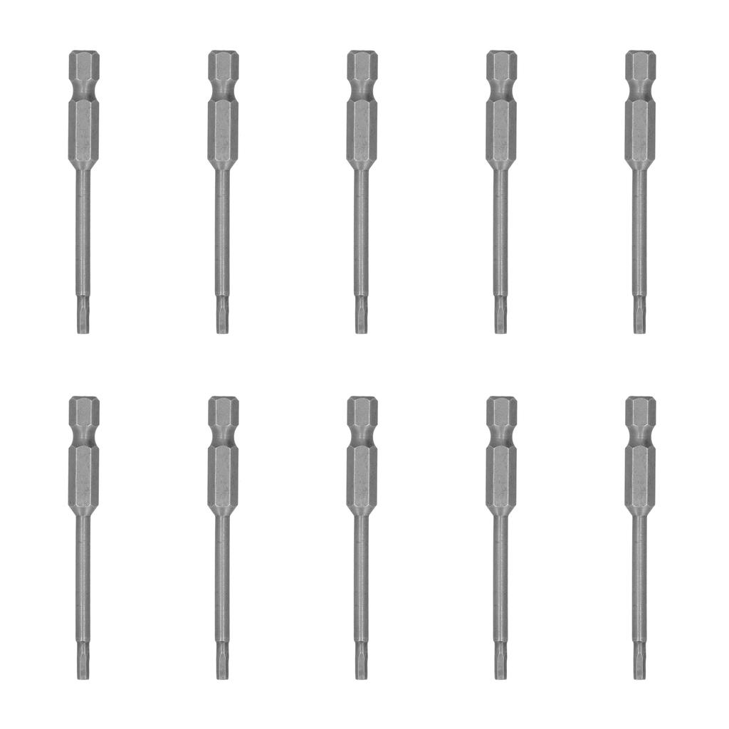 10PCS 2.5mm Hex Scoket Electric Screwdriver Bits Magnetic Head S2 Alloy Steel Hardware Tools