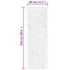 HUARTE Rug Short Pile Soft and Washable Beige 80 X 250 Cm