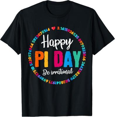 Happy Pi Day Funny Math Teacher Nerd Life Unisex T-Shirt