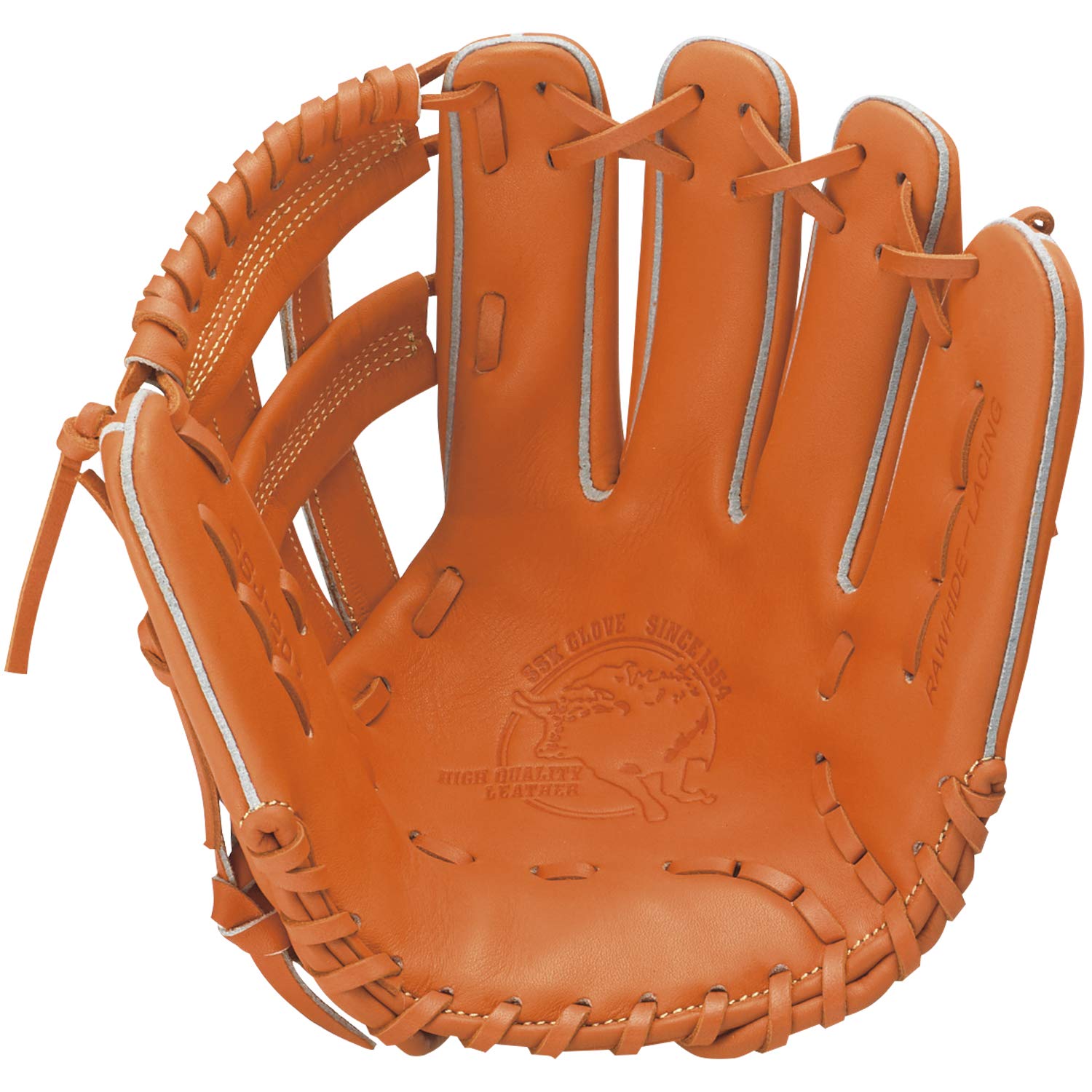 

SSK Baseball Softball Glove Super Soft SSJ207 Orange L Boys All-Round [2020 Spring/Summer Model] (35) (Right-handed pitcher) оранжевый