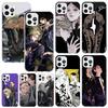 Ran Haitani Rindou Tokyo Aevengers Phone Case For Iphone 17 Air 16 15 Plus 16E 14 Pro Max 13 Mini 12 11 7 8 SE Fundas Soft Back