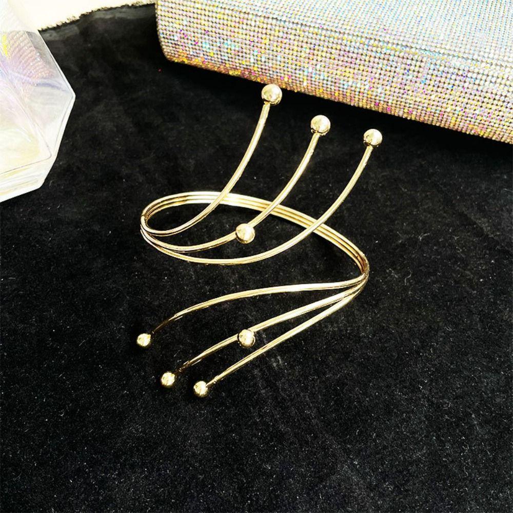 Zinc Zinc Alloy Star Armband Arm Chain Adjustable Circle Upper Arm Bracelet Arm Accessories