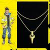 David Cyberpunk Edgerunners Martinez Cosplay Necklace Metal Pendant Gift Fans