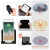 2Pcs Wall Mount Phone Holder Bedside Smartphone Charging Stand Phone Stand with Charging Holes Compatible with Most Phones And Mini Tablets