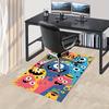 Monsters, Colorful, Ghost Face Office Carpet Soft Polyester Entrance Carpet Washable Non Slip Machin