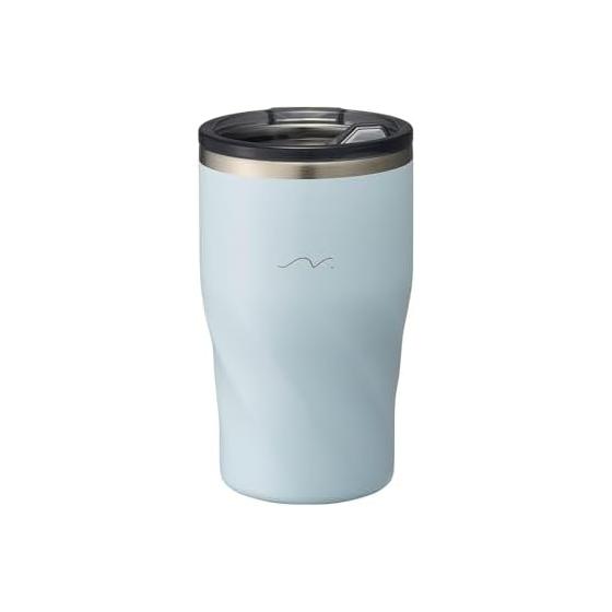 Doshisha Migoro Tumbler 360ml Vacuum Insulated Thermal Insulation with Lid Stainless Steel Powder Blue SINCERE