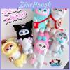 Cute Cat Costume Kurumi Ugly Fish Yu Gui Dog Pose Plush Pendant Japanese Cartoon Bag Decoration