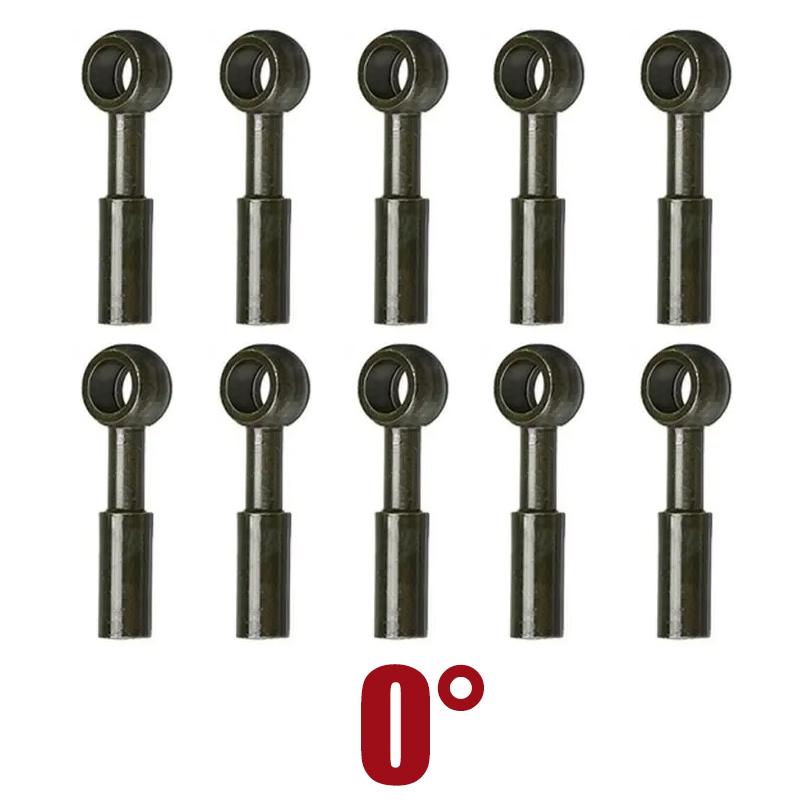 

10X 10mm Motorcycle Hydraulic Reinforced Brake Clutch Oil Fuel Hose Line Pipe Fitting Joint Brake Line Adapter 0 28 90 Degree 10x 0 Degree Green