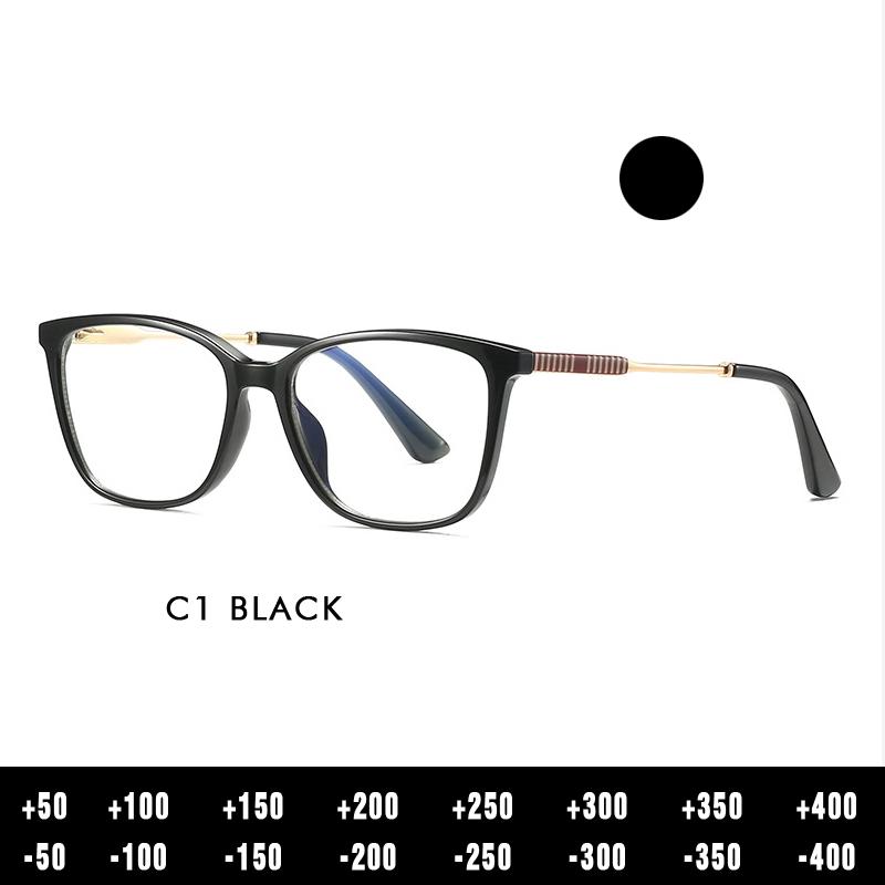 Kansept Classic Square Anti Blue Light Blocking Reading Glasses Women Prescription Glasses Computer Eyeglasses Glasses-3 #2057