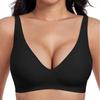 Seamless Adjustable Push-Up Bra: Soft Support for All Chest Sizes